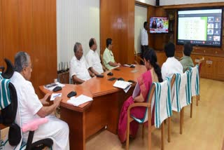 ipah Review Meetig Convened by Chief Minister Pinarayi Vijayan