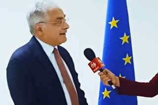 In an exclusive interview with ETV Bharat, the European Union's ambassador to India, Ugo Astuto, said that the India-Middle East-Europe Economic Corridor is a very significant development. "A group of partners coming together to implement projects of infrastructure and bringing together India, the Middle East, and EU. It is an initiative that is underpinned by the principles of balance, inclusivity, and sustainability".