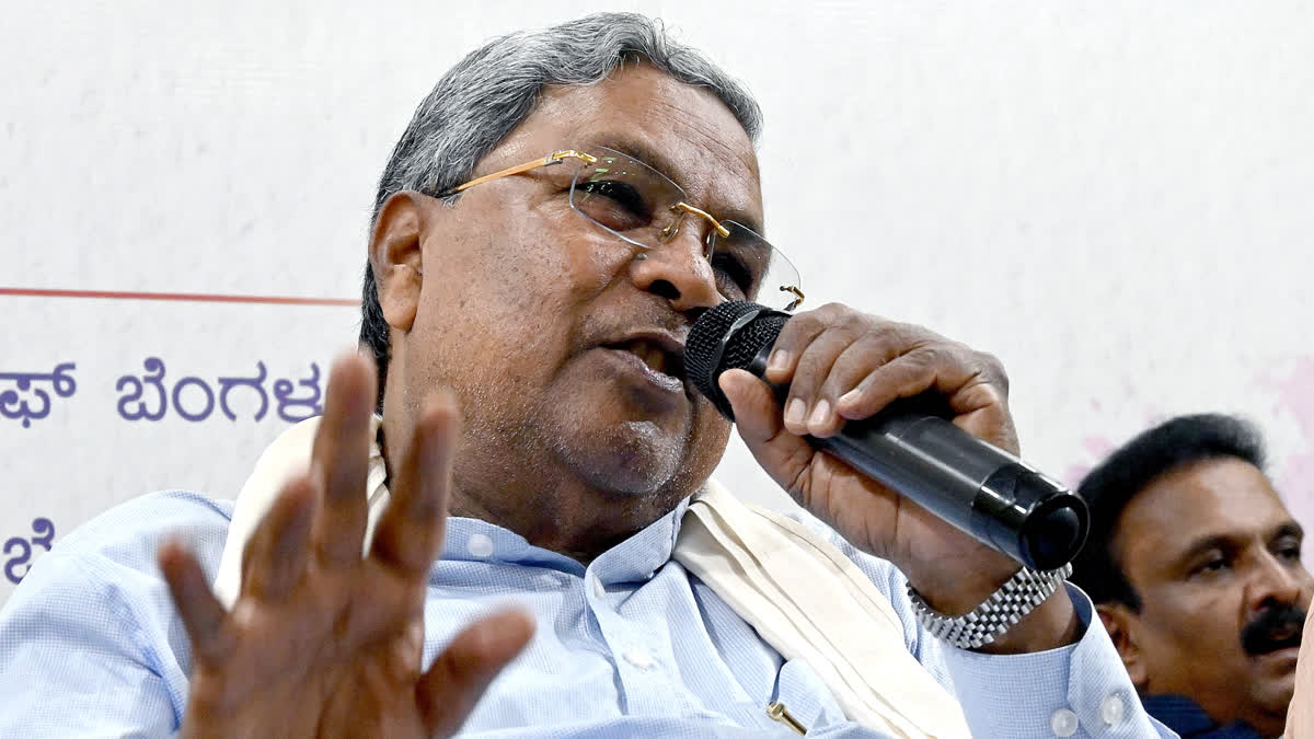 File - Karnataka Chief Minister Siddaramaiah