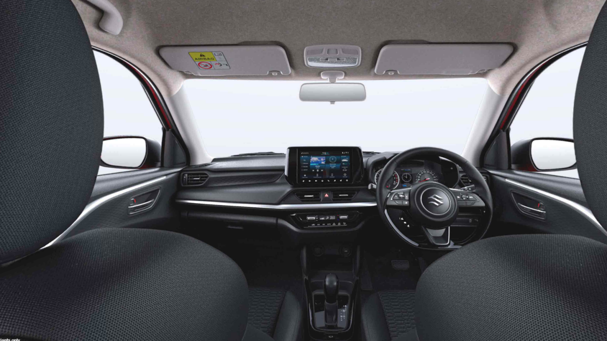 maruti suzuki swift cng car 2024 interior view