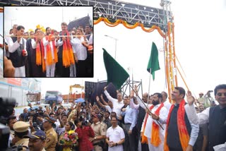 CM Eknath Shinde inaugurate arch bridge connecting coastal road with sea link