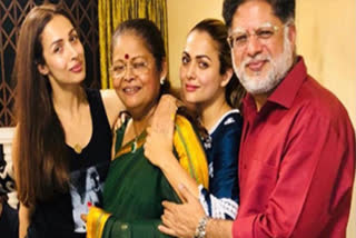 Actor Malaika Arora with her family