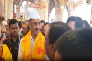 Shambhuraj Desai Meet Ambadas Danve at Dagdusheth Halwai Temple watch video