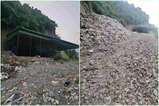 Tehri Garhwal garbage dump destroyed