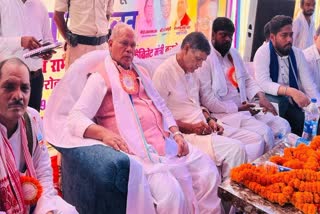 Union Minister Jitan Ram Manjhi during a function at Rohtas