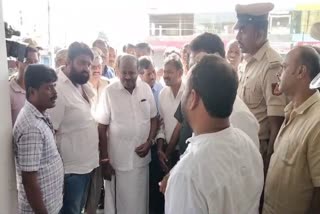 HDK VISITED NAGAMANGALA