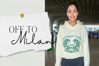 Rashmika Mandanna jets off for Milan Fashion Week 2024