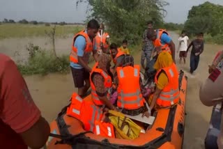 MORENA GHURAIYA BASAI VILLAGE FLOOD