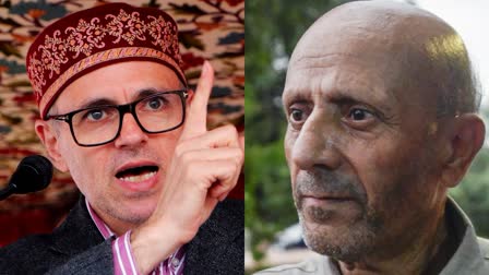 Omar Abdullah (L) and Engineer Rashid