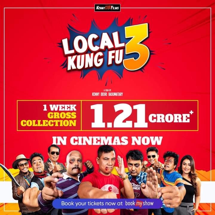 local kung fu 3 touches 1 crore mark at the box office in first week