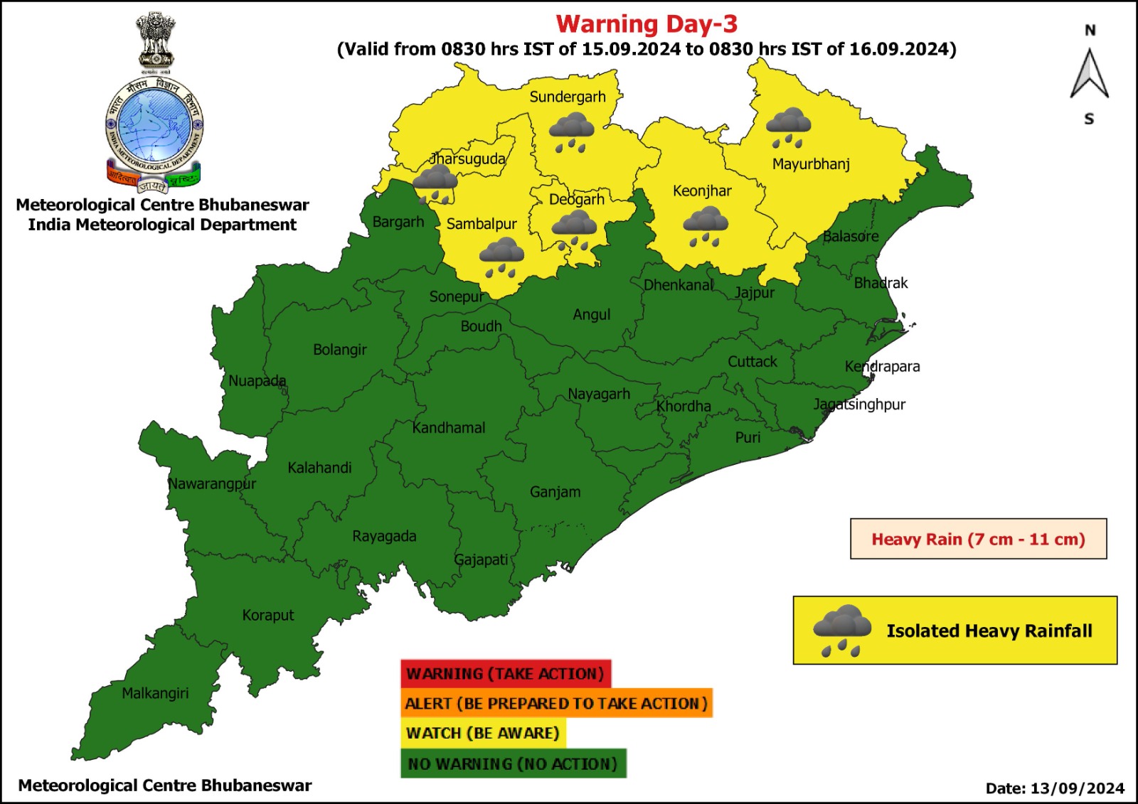 Orange And Yellow Warning