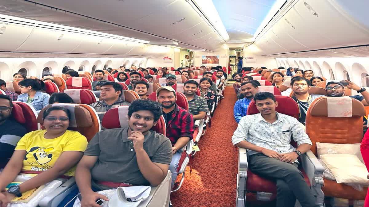 212 Indians takes off from Israel