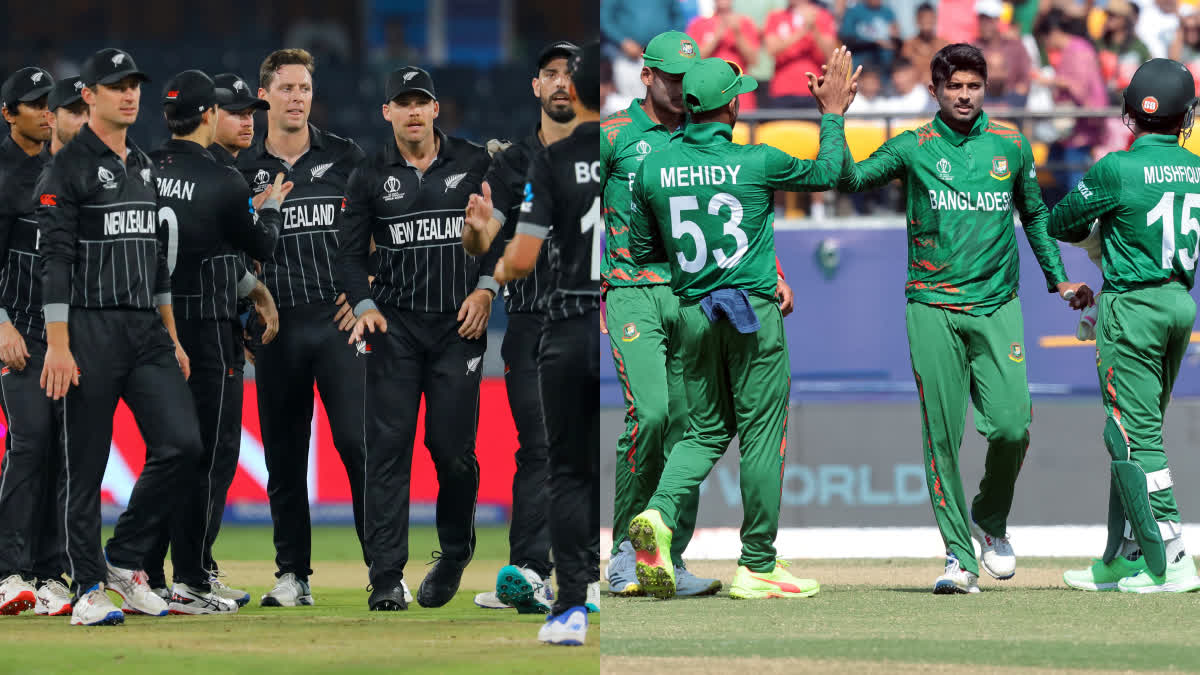 Cricket World Cup New Zealand vs Bangladesh 'മൂന്നാമതും' ജയിച്ച്