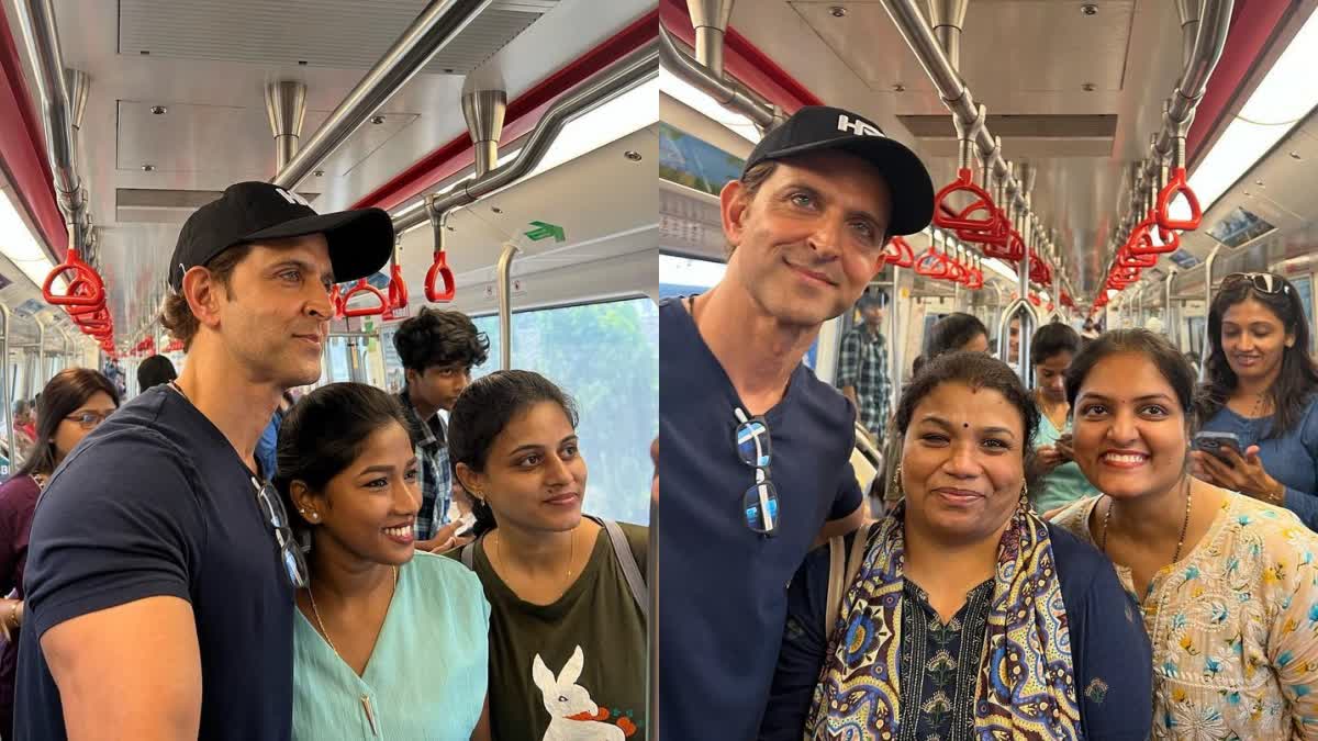 Hrithik Roshan took metro to go at set for action shoot, actor's GF Saba Azad drops comment
