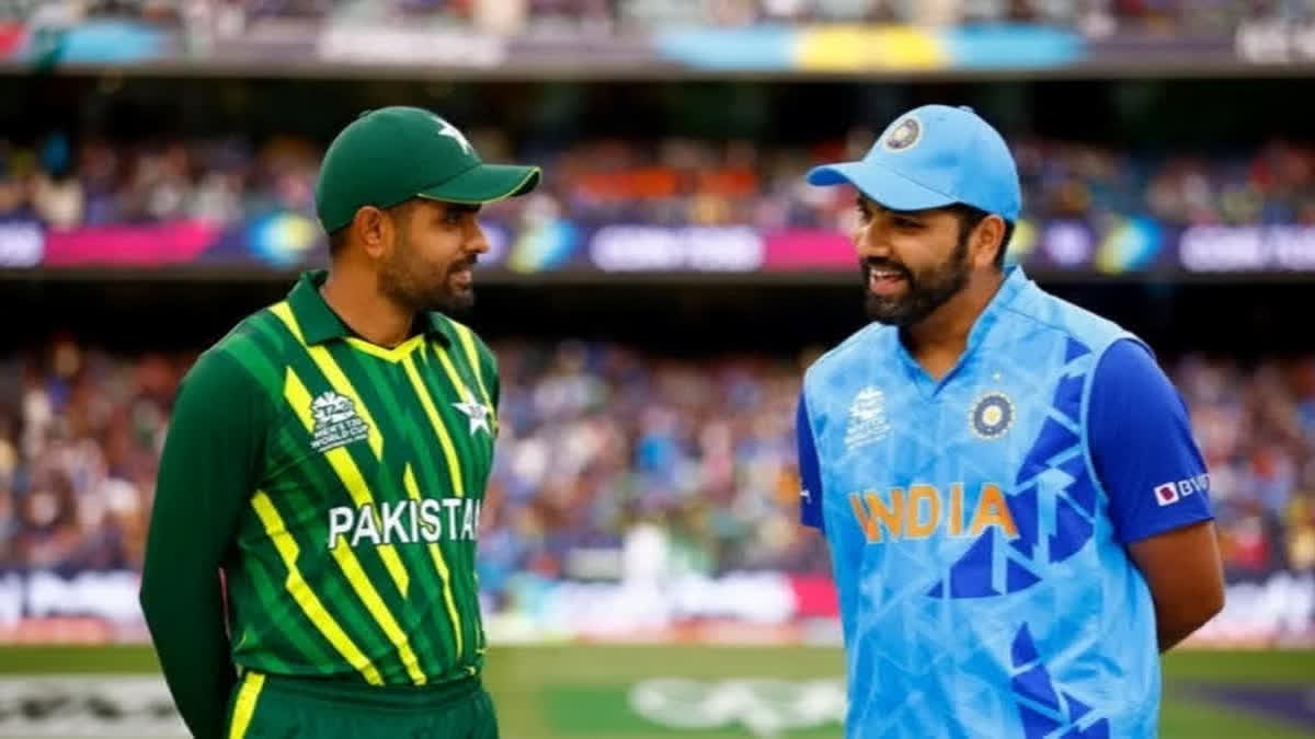 cricket world cup 2023  india vs pakistan  india vs pakistan cricket world cup 2023  india vs pakistan world cup match  india vs pakistan match preview  india vs pakistan world cup match news  rohit sharma  babar asam  virat kohli  ഇന്ത്യ പാകിസ്ഥാന്‍  ഇന്ത്യ പാകിസ്ഥാന്‍ ലോകകപ്പ് മത്സരം  ഏകദിന ക്രിക്കറ്റ് ലോകകപ്പ് 2023  വിരാട് കോലി  രോഹിത് ശര്‍മ  ബാബര്‍ അസം