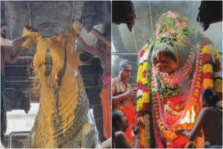 annamalai temple special abhishekam for purattasi