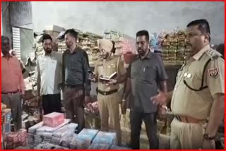 Action on 2 Illegal Warehouses of Firecrackers