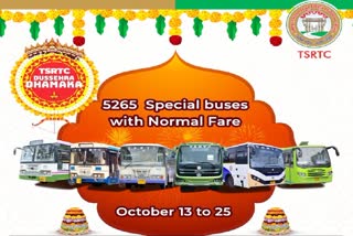 TSRTC Special Buses For Bathukamma and Dussehra Festival