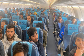 254 Nepalese students landed in Kathmandu