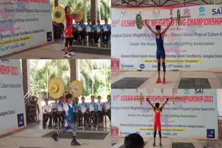 50th All Assam Weightlifting Championship Competition held at Sarupathar