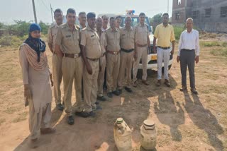 Excise department action in Dholpur