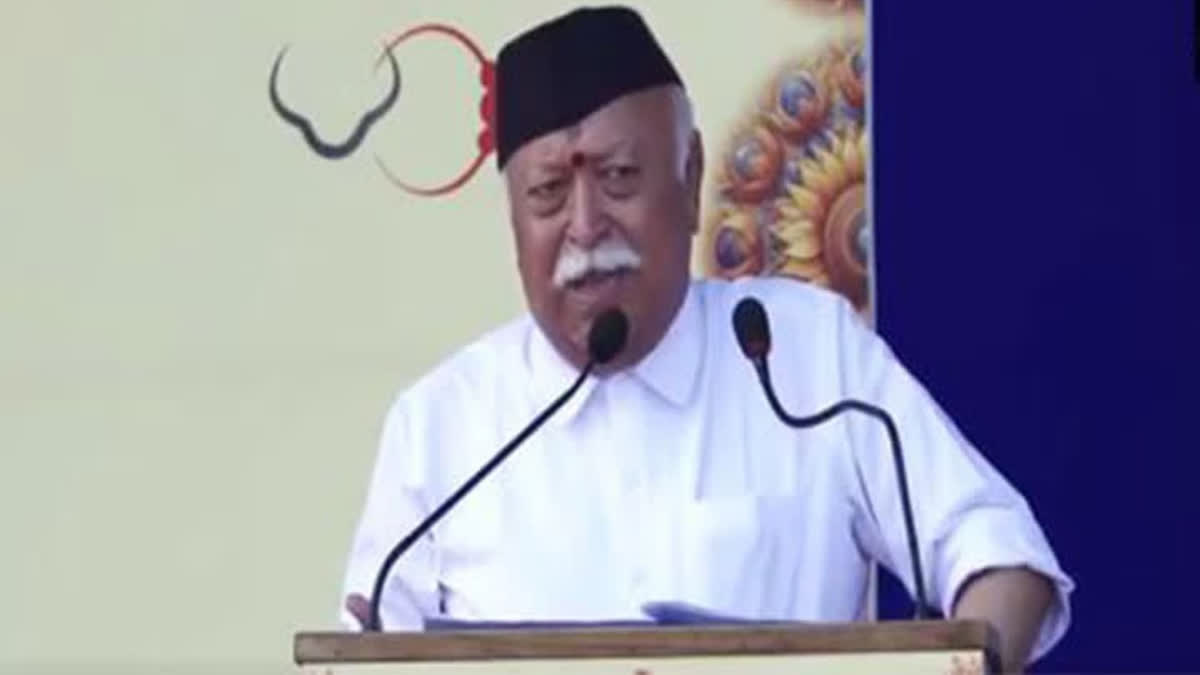 RSS Chief Emphasises Social Harmony, Mutual Goodwill Among Different Sections Of Society In Vijayadashmi Speech