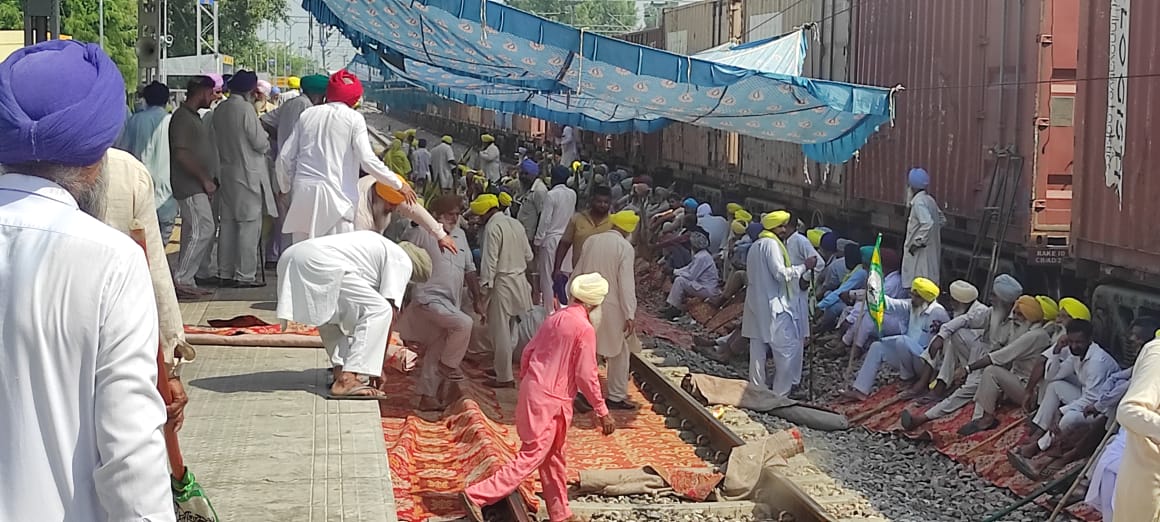 Farmers protest