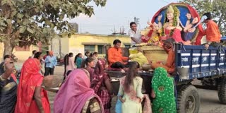 Maa Durga idol Immersion in Pandaria