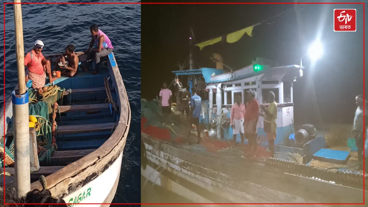 Tamil Nadu fisherman rescued