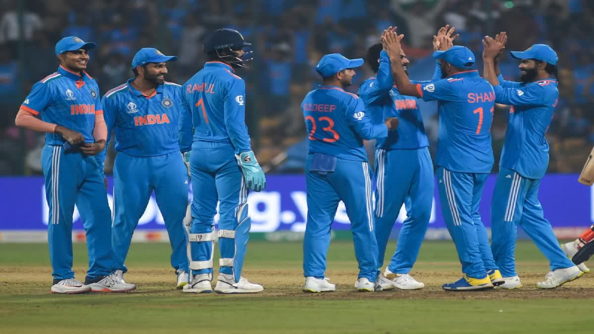 World Cup 2023 Indian cricket team flew to Mumbai