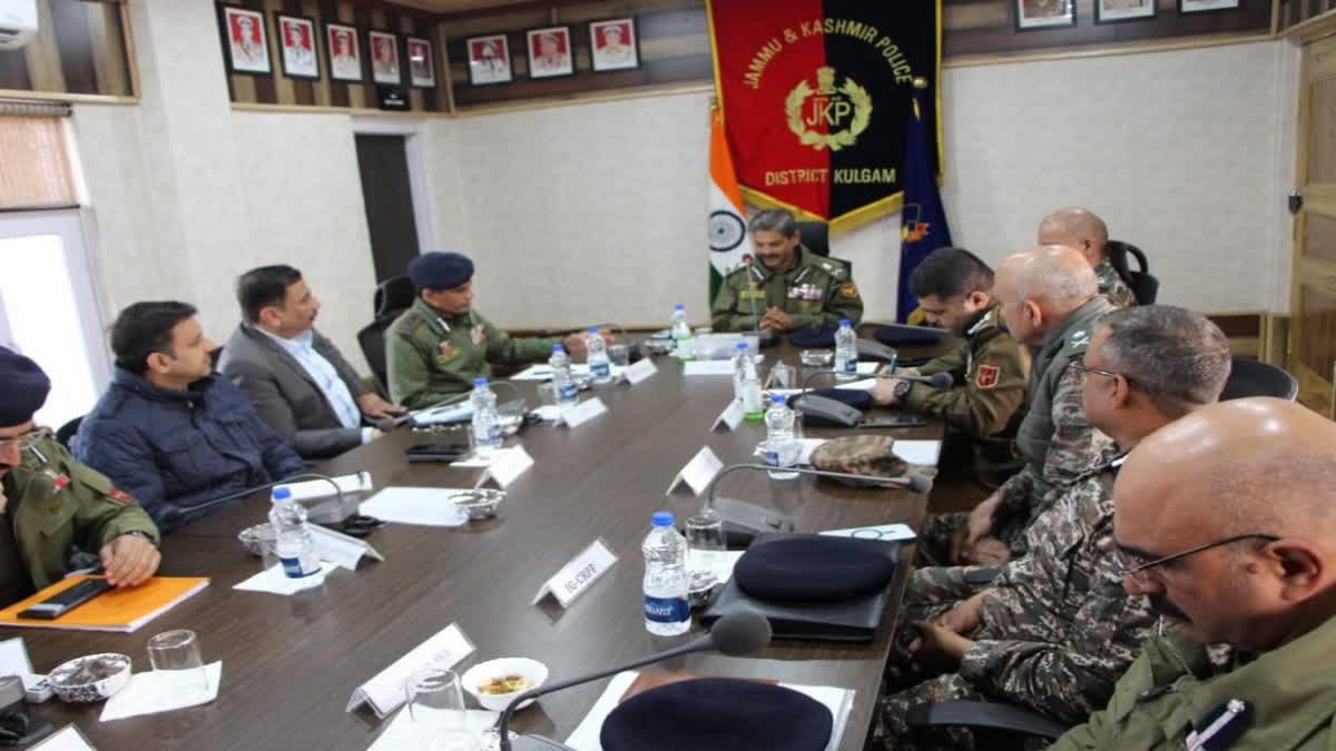 DGP chairs high-level security meeting to review security situation in Kulgam