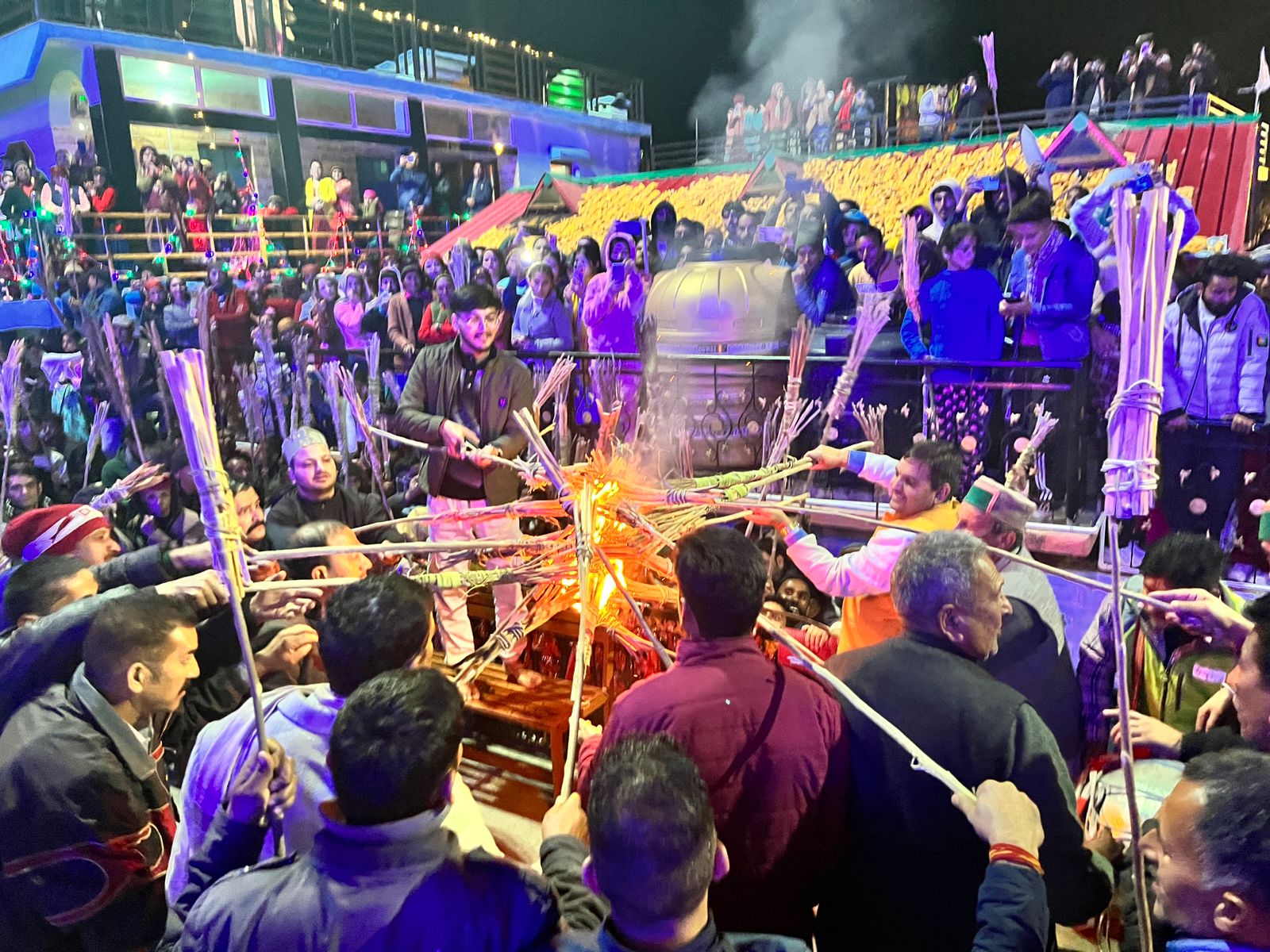 Diwali Celebrated in Dasau Village