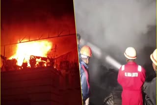massive fire break out in two places of tinsukia