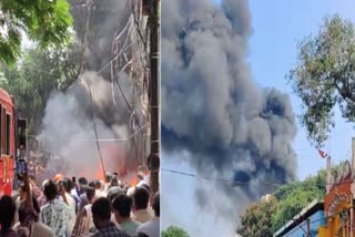 Fire in Hyderabad