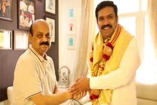 Basavaraja Bommai congratulated B Y Vijayendra