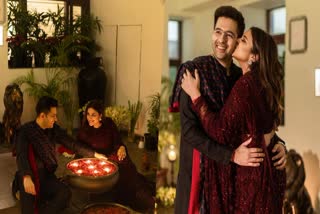 Raghav Chadha calls Parineeti Chopra his "firecracker" as they celebrate their first Diwali after wedding