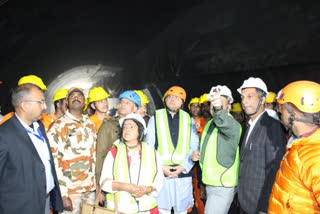 Day 2 of Uttarkashi tunnel collapse: All trapped workers safe, rescue efforts underway; CM Dhami visits site