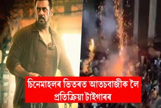 'This is dangerous', Salman Khan reacts on Fire Crackers in Theatre during Tiger 3