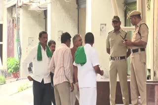 Karnataka Farmers Dharna at Hyderabad