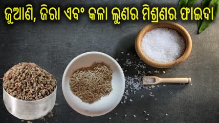 ଅନେକ ରୋଗ ପାଇଁ ରାମବାଣ ସଦୃଶ ଜୁଆଣି, ଜିରା ଏବଂ କଳା ଲୁଣର ମିଶ୍ରଣ