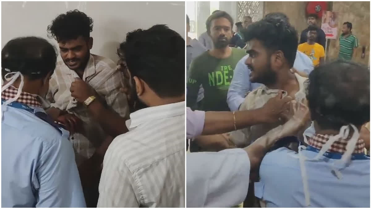 Assailant who stabbed a cancer specialist at Chennai hospita is caught after the attack