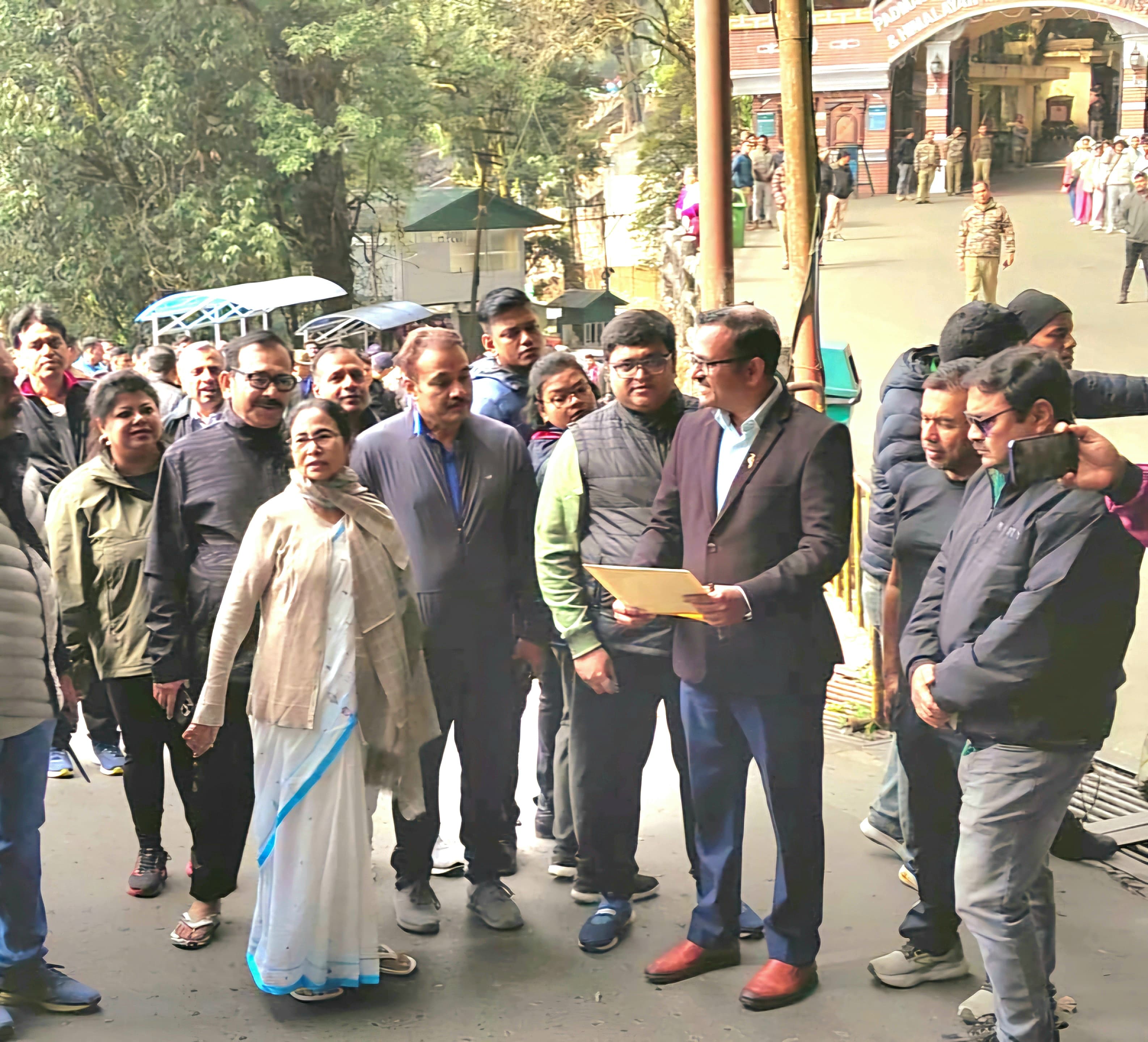 MAMATA BANERJEE IN DARJEELING