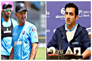 PONTING HITS BACK GAMBHIR