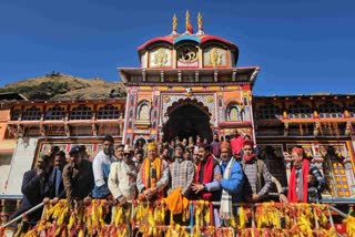 CM DHAMI IN BADRINATH DHAM