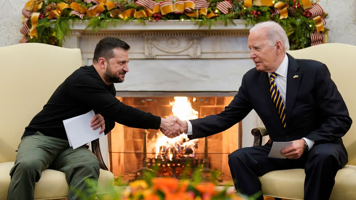 'Our fight is yours': Zelenskyy says at US Capitol and White House, pleads for Ukraine aid