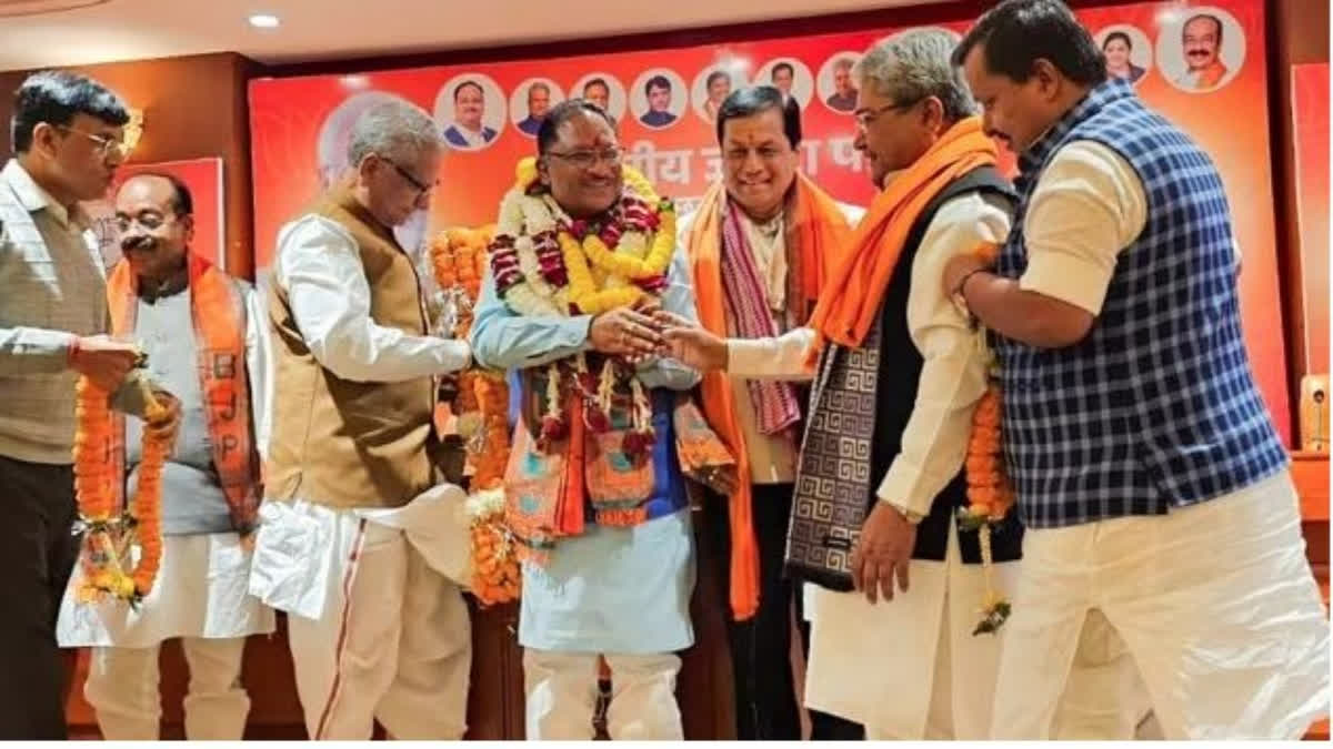 BJP legislative party leader Vishnu Deo Sai takes oath as chief minister of Chhattisgarh