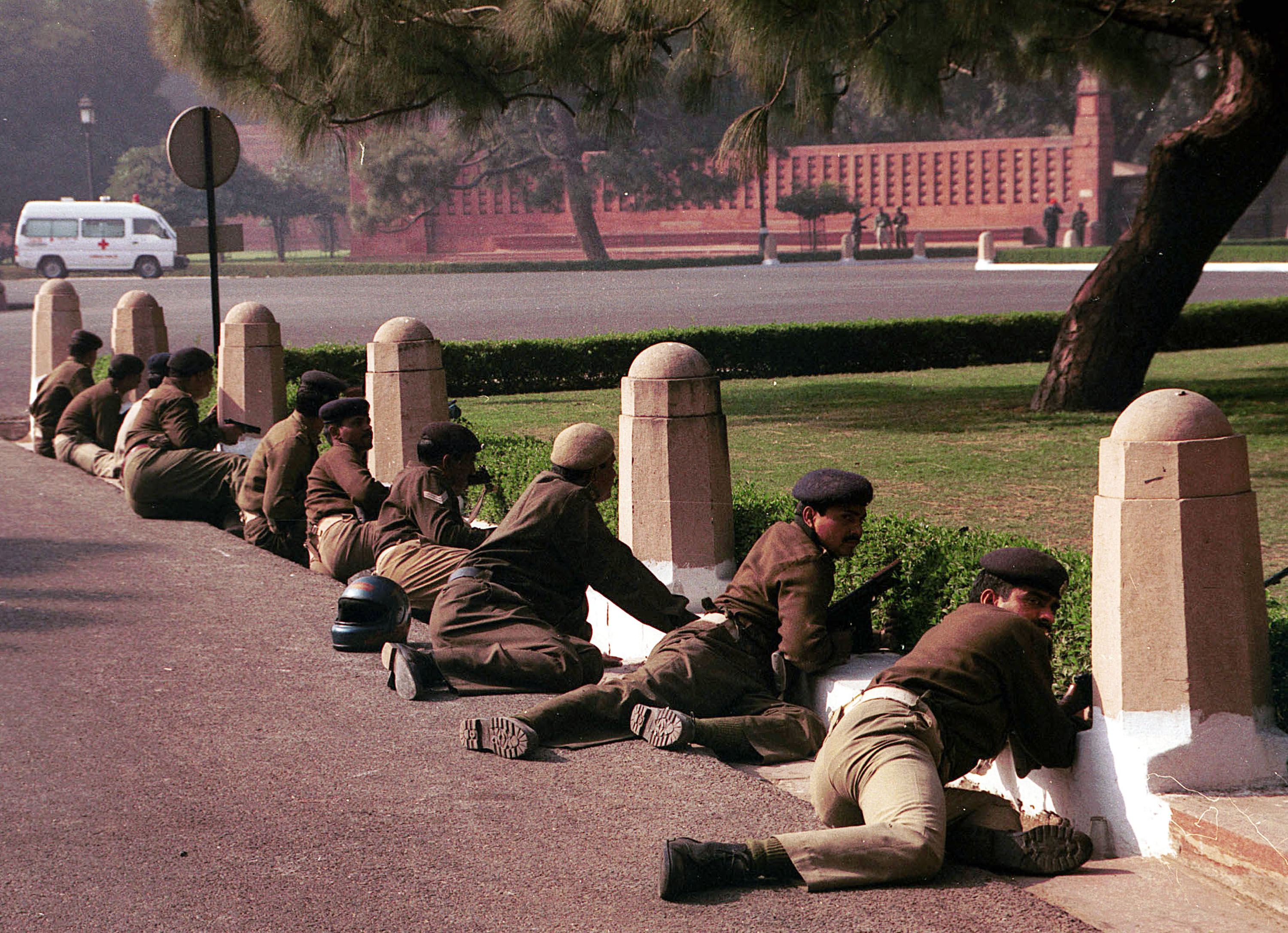 پارلیمنٹ پر دہشت گردانہ حملے کے دن لی گئی تصویر