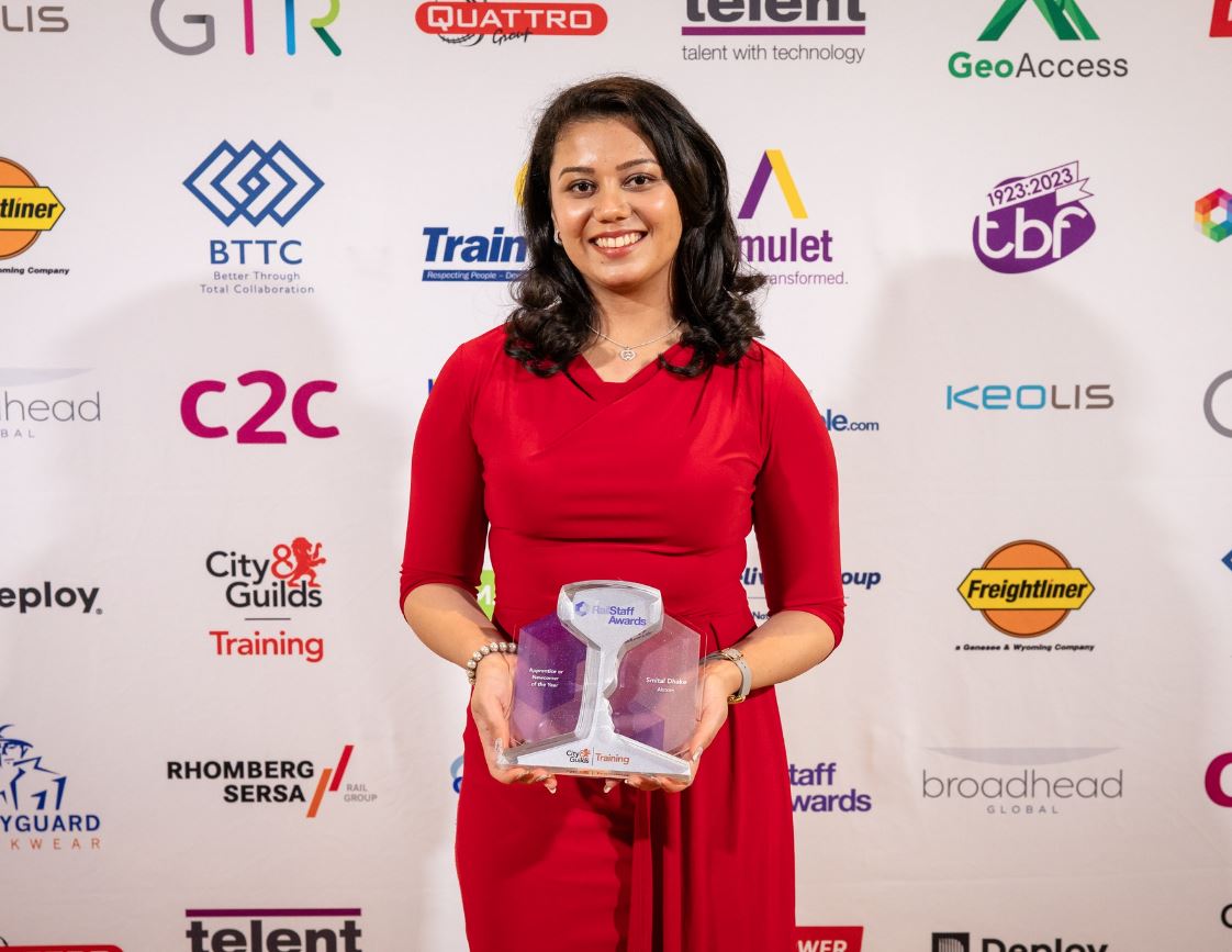 Indian-origin data scientist wins UK's top rail award Newcomer of the Year smital dhake