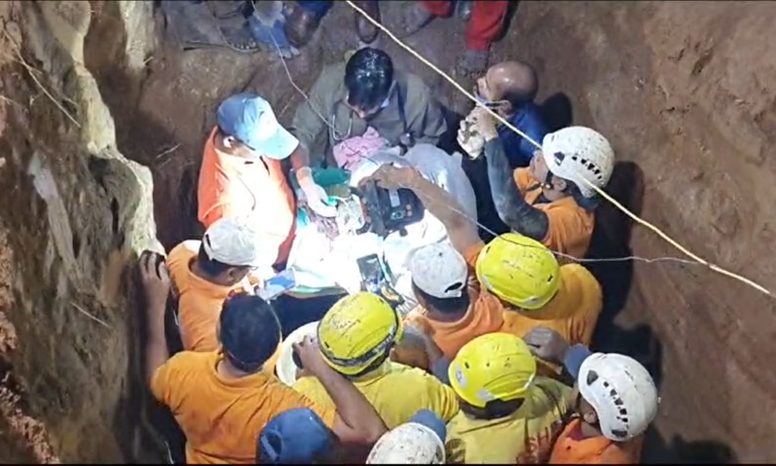 Infant Trapped In Abandoned Borewell Rescued Alive