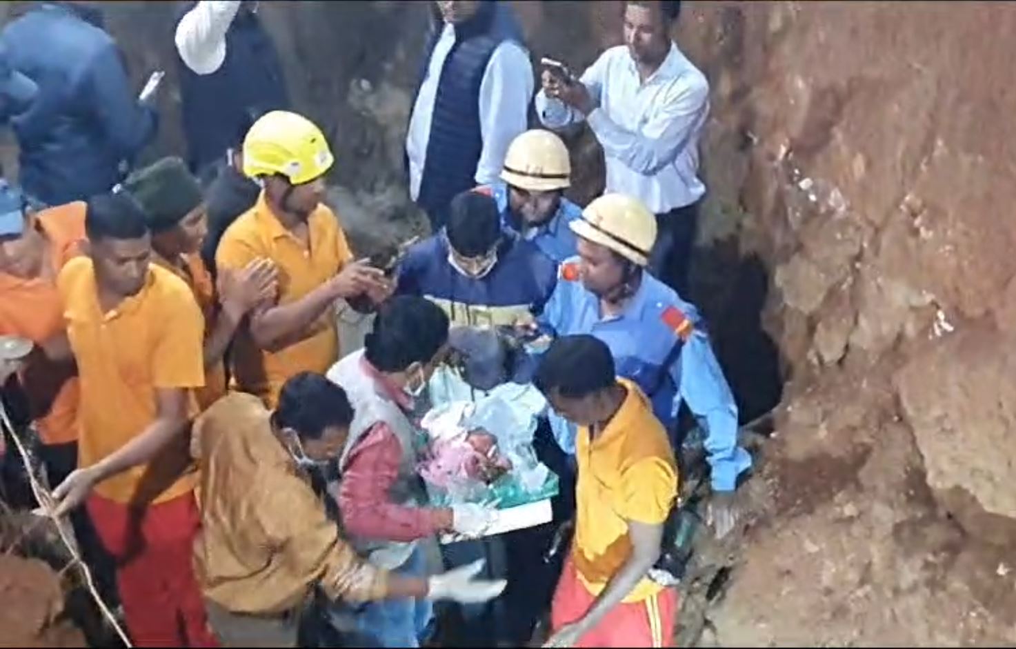 Infant Trapped In Abandoned Borewell Rescued Alive